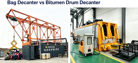 Bitumen Drum Decanter vs Bag Decanter